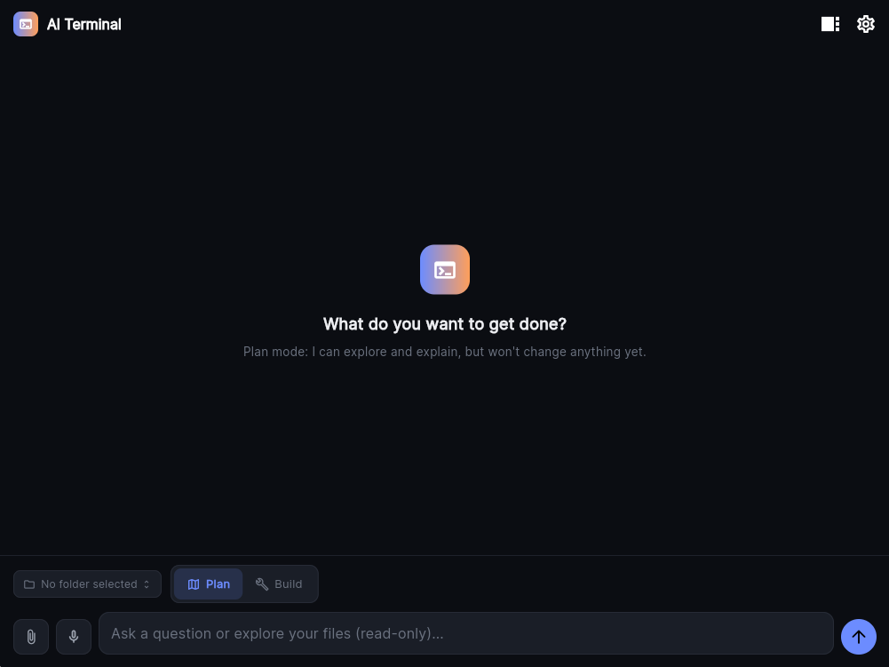 AI Terminal project screenshot